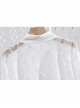 Summer Thin Lace Jacquard Embroidery Silver Button Decoration Cheongsam Retro Sun Protection Small Shawl