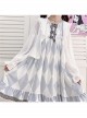 Japanese Style Sweet And Cute Bunny Ears Decoration Classic Lolita Long Sleeve Cardigan Sun Protection