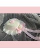 Classic Lolita Sweet Bow Knot Decoration French-Style White Ruffled Lace Sun Hat