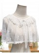 Solid Color Breathable And Comfortable Lace Jacquard Embroidery Classic Lolita Cardigan