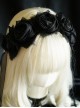 Hallucination Rose Series Gothic Personality Three-Dimensional Pleated Rose Decoration Headband