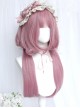 Pink Cute Sweet Cool Style Different Lengths Slightly Curled Classic Lolita Long Straight Wig
