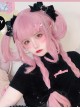 Pink Cute Sweet Cool Style Different Lengths Slightly Curled Classic Lolita Long Straight Wig