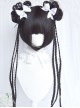 Chinese Style Braided Hair Decoration Cute Double Ponytail Classic Lolita Wigs Tiger Clip