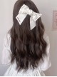 Everyday Simplicity Wavy Curl Sweet Lady Air Bangs Classic Lolita Long Curly Hair Wigs