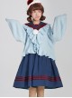 Simple Solid Color Loose V Neckline Knitted Long Sleeves Classic Lolita Cardigan Coat