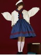 Simple Solid Color Loose V Neckline Knitted Long Sleeves Classic Lolita Cardigan Coat