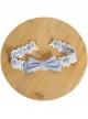 Classic Lolita Jacquard Lace Decoration Cute Bow Design Handmade Delicate Necklace