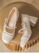 Gentle Lady French-Style Pearl Decoration Daily Simplicity Mary Jane Classic Lolita Shoes