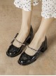 Gentle Lady French-Style Pearl Decoration Daily Simplicity Mary Jane Classic Lolita Shoes