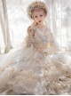 Gorgeous Flower Wedding Flower God Spirit Series JSK Gorgeous Heavy Industry Three-Dimensional Flower Sequin Classic Lolita Dress