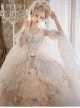 Gorgeous Flower Wedding Flower God Spirit Series JSK Gorgeous Heavy Industry Three-Dimensional Flower Sequin Classic Lolita Dress