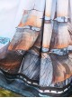 Temperament Fashion Sailboat Oil Painting Printing Decoration Lace Trim Classic Lolita Long Skirt