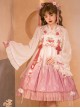 Moon Rabbit Tea Shop Series Chinese Style Improved Hanfu Pleated Lace Trim Loose Cuffs Classic Lolita Inner Blouse