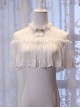 Dong Xian Yin Series Lace Jacquard Embroidery Chinese Style Metal Buckle Decoration Classic Lolita Blouse