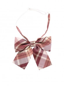 Strawberry Cheese Series JK Uniform College Girl Red White Pink Bow Knot Tie