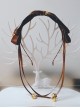 Opera Series Cute Bell Design Bow Knots Tassel Decoration Classic Lolita Headband