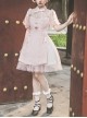 Moonlight Dream Chinese Style Improved Cheongsam Jacquard Lace Bow Knot Decoration Metal Buckle Classic Lolita Dress