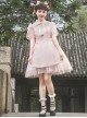 Moonlight Dream Chinese Style Improved Cheongsam Jacquard Lace Bow Knot Decoration Metal Buckle Classic Lolita Dress