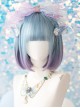 Japanese Style Natural Bob Short Hair Doll Head Bangs Classic Lolita Short Hair Wig