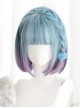 Japanese Style Natural Bob Short Hair Doll Head Bangs Classic Lolita Short Hair Wig