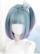 Japanese Style Natural Bob Short Hair Doll Head Bangs Classic Lolita Short Hair Wig