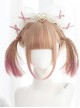 Japanese Style Natural Bob Short Hair Doll Head Bangs Classic Lolita Short Hair Wig