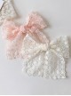 Princess Cute Short Ribbon Lace Bow Side Clip Sweet Lolita Braid Kid Hairpin