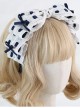 Cute Lace Stitching Lace Embroidery Kc Sweet Lolita All-Match Bow Headband