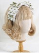 Cute Lace Stitching Lace Embroidery Kc Sweet Lolita All-Match Bow Headband