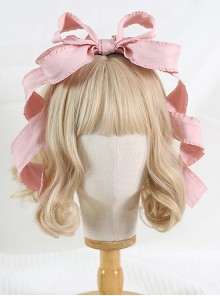 Personality Three-Dimensional Bow Kc Sweet Lolita Retro Fungus Deformable Headband