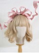 Personality Three-Dimensional Bow Kc Sweet Lolita Retro Fungus Deformable Headband