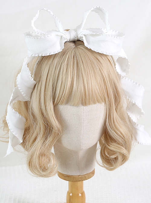 Personality Three-Dimensional Bow Kc Sweet Lolita Retro Fungus Deformable Headband