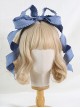 Personality Three-Dimensional Bow Kc Sweet Lolita Retro Fungus Deformable Headband