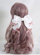 Cute Disney Princess Soft Girl Daily Braided Big Bow Sweet Lolita Hairpin