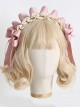 Sweet Lolita Fabric  Kc Cute Bow Short Ribbon All-Match Laciness Headband