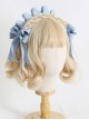 Sweet Lolita Fabric  Kc Cute Bow Short Ribbon All-Match Laciness Headband