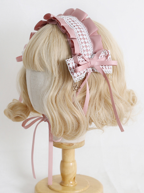 Princess Bow Super Fairy Long Ribbon Star Pendant Simple Temperament Sweet Lolita Hairband