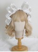 Pearlescent Fairy Sweet Lolita Lace Big Bow Adjustable Ribbon Miss Furla Headband