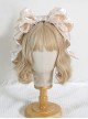 Pearlescent Fairy Sweet Lolita Lace Big Bow Adjustable Ribbon Miss Furla Headband