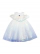 Frozen Elsa Birthday Party Kids Off Shoulder Classic Lolita Sequin Tank Top Dress