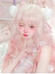 Sweet Cool Girly Rice Noodles Gradient Classic Lolita Cute Wool Roll Fluffy Air Qi Bangs Difference Big Wave Wig