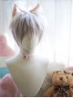 Boys Lolita Handsome And Cute Wolf Teenager Slanted Bangs Daily Short Wig