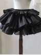 Solid Color Super Short Layered Lace Pleated Hem Classic Lolita Violent Petticoat