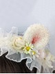 Cute Bear Ears Shape Design Elegant Retro Flower Decoration Classic Lolita Kid Lace Headband