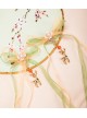 Chinese Style Metal Fawn Pendant Decoration Colorful Silk Bow Knot Pearl Flower Decoration Hanfu Kids Hairpins
