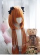 Classic Lolita Cute Princess Jellyfish Hairstyle Design Air Bangs Decoration Long Straight Wig