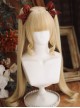 Cute Super Long Double Ponytail Tiger Clip Curly Air Bangs Decoration Classic Lolita Wigs