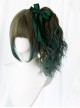 Fashion Personality Japanese Short Wavy Curl Double Ponytail Clip Air Bangs Decoration Classic Lolita Wigs