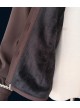 Delicate Embroidery Decoration Irregular Cut Stand Collar Design Bow Knot Long Sleeve Classic Lolita Shirt